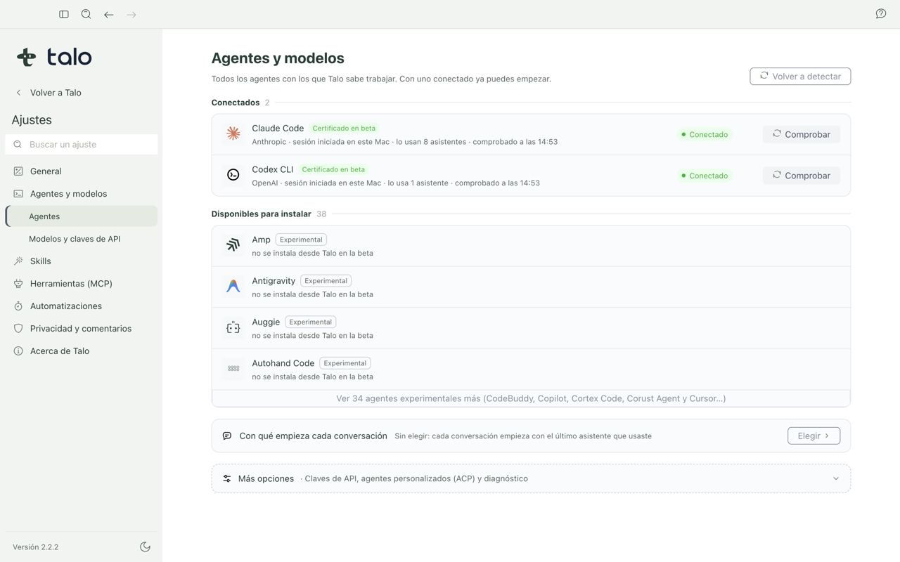 Selector of assistants and models