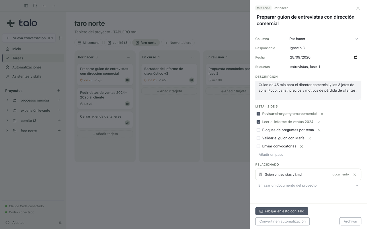 Card details with its fields